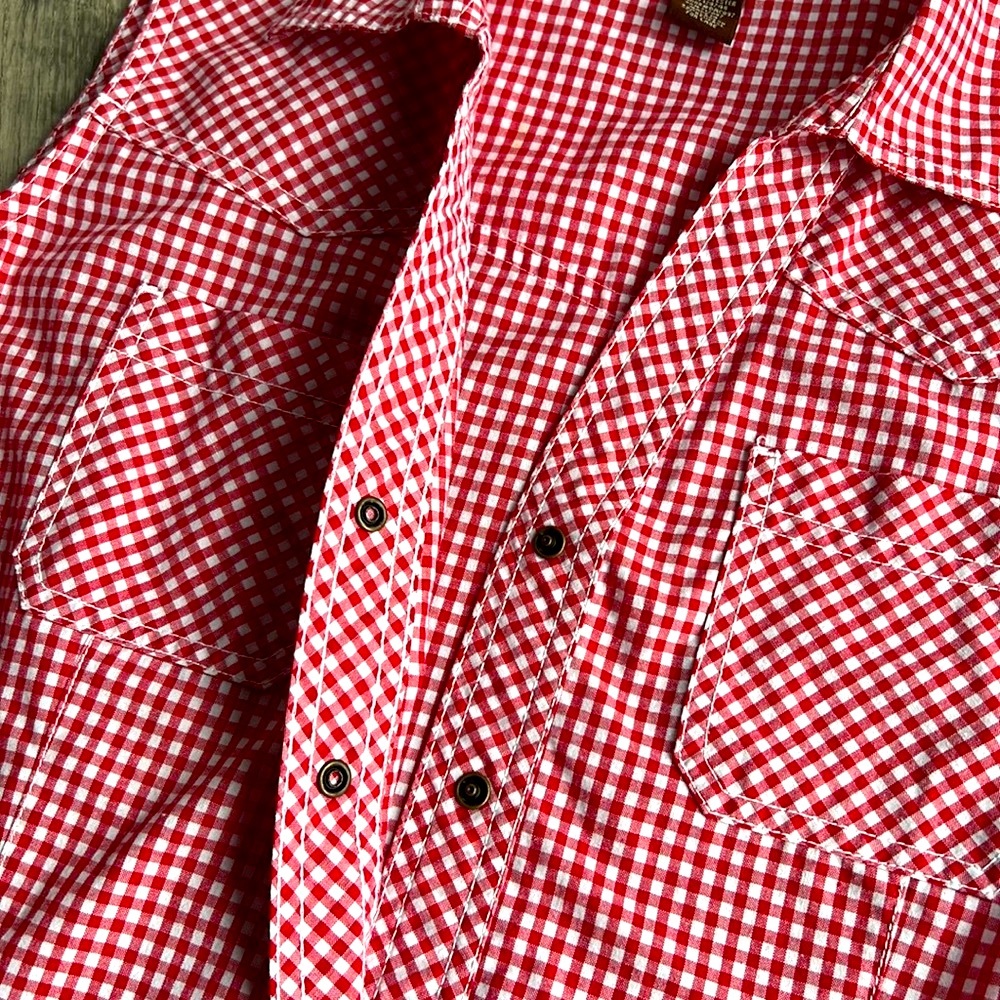 Bit & Bridle Button-up sleeveless shirt XL - Picture 3 of 7